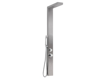 CASCADE 00 - Wall-mounted multifunction shower panel with waterfall by GEDY