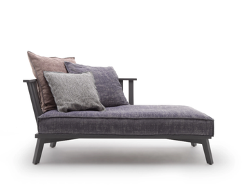 GRAY 04 R-L - Upholstered fabric day bed by Gervasoni