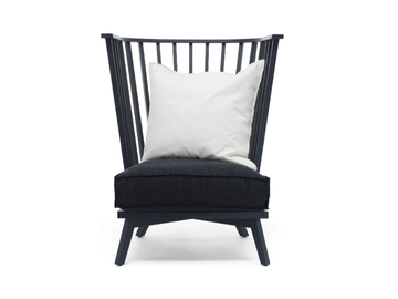 GRAY 06 - Armchair with wooden frame and fabric cushion by Gervasoni