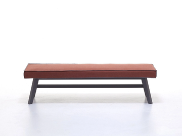 GRAY 15 - Upholstered walnut bench by Gervasoni