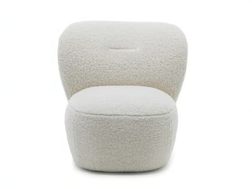 LOLL 07 - Fabric easy chair with removable cover by Gervasoni