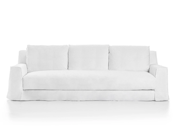 LOLL 14 - 4 seater fabric sofa with removable cover by Gervasoni