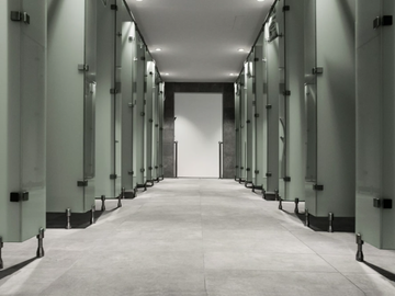 GLASS BOX - Glass toilet partition by GES Group
