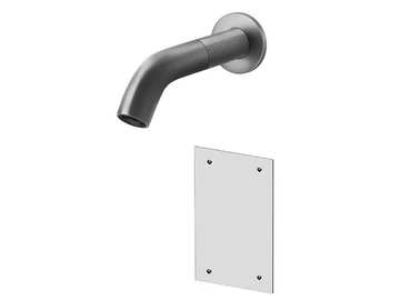 CESELLO - Wall-mounted electronic stainless steel washbasin tap by Gessi
