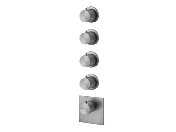 GESSI 316 - 5 hole steel shower mixer by Gessi