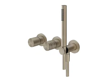 HABITO TRAME - 3 hole chromed brass shower mixer by Gessi