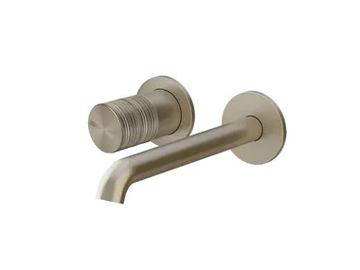 HABITO TRAME - Wall-mounted chromed brass washbasin mixer by Gessi
