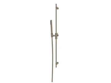 HABITO UNITO - Chromed brass shower wallbar with hand shower by Gessi