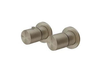 HABITO UNITO - Thermostatic chromed brass shower mixer by Gessi