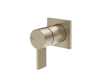 INVERSO RIGATO - Chromed brass shower mixer by Gessi