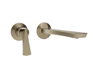 VENTAGLIO - Wall-mounted chromed brass washbasin mixer by Gessi