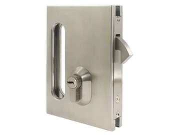 SL01N - Stainless steel glass door lock by GH ITALY