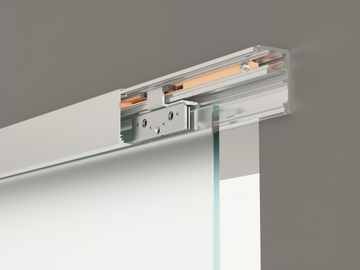 VIENNA - Anodized aluminium sliding door track by GH ITALY
