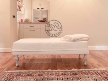 Chaise longue 1 - Upholstered fabric bench by GH LAZZERINI