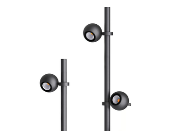 CENTRO P - Powder coated aluminium bollard light by Ghidini Lighting