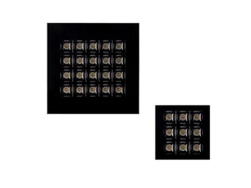 EDGE SQ TRIMLESS - Recessed LED square aluminium spotlight by Ghidini Lighting