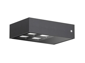 MAXICOMPATTO DARK - LED aluminium wall lamp by Ghidini Lighting