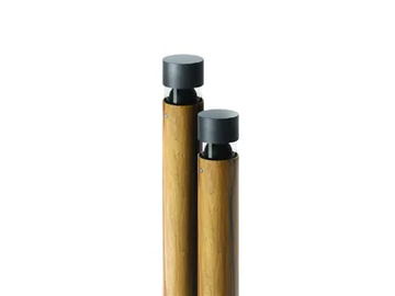 MINITONDO DARK WOOD - LED aluminium bollard light by Ghidini Lighting