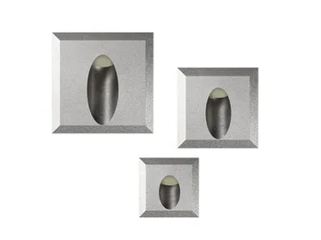 SEGNO AS SQ - LED wall-mounted aluminium steplight by Ghidini Lighting