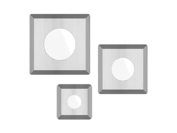 SEGNO FLAT SQ - LED wall-mounted aluminium steplight by Ghidini Lighting