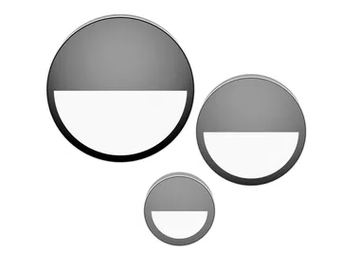 SPIA FLAT EYELID - LED wall-mounted aluminium steplight by Ghidini Lighting