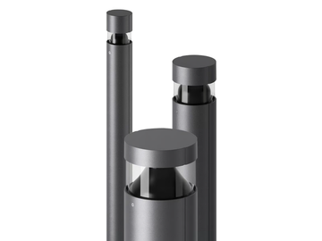 TONDO DARK - LED aluminium bollard light by Ghidini Lighting