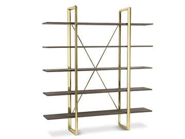 FRAME - Freestanding wooden bookcase by GHIDINI1961