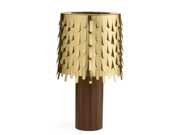 JACK FRUIT - Rosewood table lamp by GHIDINI1961
