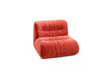 MAMBO - Velvet armchair with armrests by GHIDINI1961