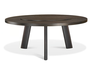 NATIVE - Round wooden table with Lazy Susan by GHIDINI1961