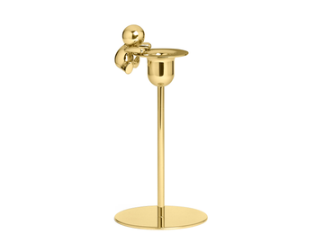 OMINI - THE CLIMBER - Brass candle holder by GHIDINI1961