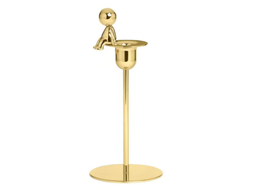 OMINI - THE THINKER - Brass candle holder by GHIDINI1961