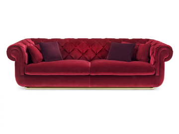 OPERA - 3 seater tufted velvet sofa by GHIDINI1961