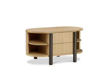 TARANTINO - Oak bedside table with drawers by GHIDINI1961