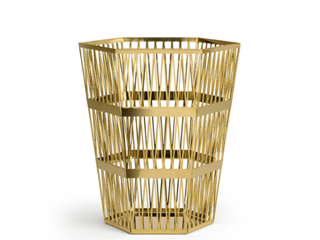 TIP TOP - Stainless steel waste paper bin by GHIDINI1961