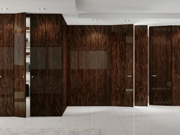 INFINITY TABULA - Wooden boiserie / door by Ghizzi & Benatti