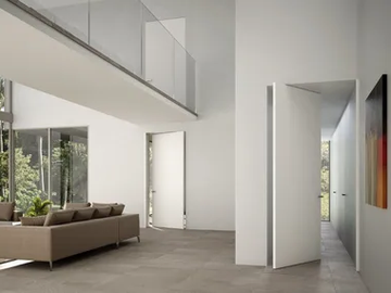 LINEAR - Pivot flush-fitting door by Ghizzi & Benatti