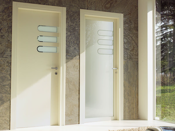 LOGIC - Hinged wooden door by Ghizzi & Benatti
