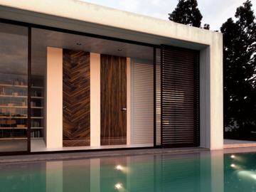 TABULA ZERO - Hinged flush-fitting wooden door by Ghizzi & Benatti