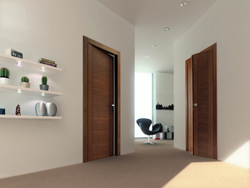 TANGO - Hinged wooden door by Ghizzi & Benatti