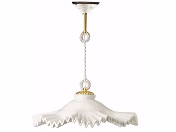 ANTIQUE - Porcelain pendant lamp by GI Gambarelli