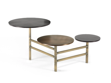 DOYLE - Round metal coffee table by Gianfranco Ferré Home