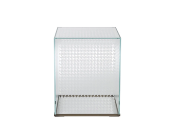 ECHO PARK - Square glass coffee table by Gianfranco Ferré Home