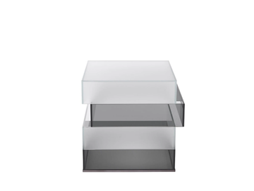 JENGA - Square satin glass coffee table by Gianfranco Ferré Home