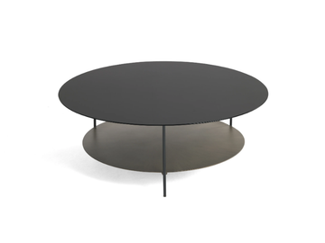 LOWERY - Low round iron coffee table by Gianfranco Ferré Home