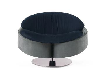SHERLOCK_2.0 - Trestle-based leather armchair by Gianfranco Ferré Home