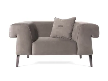 SOHO - Fabric armchair with armrests by Gianfranco Ferré Home