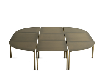 TIMES SQUARE - Modular metal coffee table by Gianfranco Ferré Home