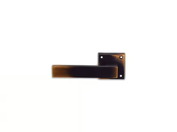 LISCIA - Bronze door handle on rose by GIARA ART DESIGN-BRONZE