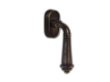 PERLA GRANDE - Bronze window handle on rose by GIARA ART DESIGN-BRONZE